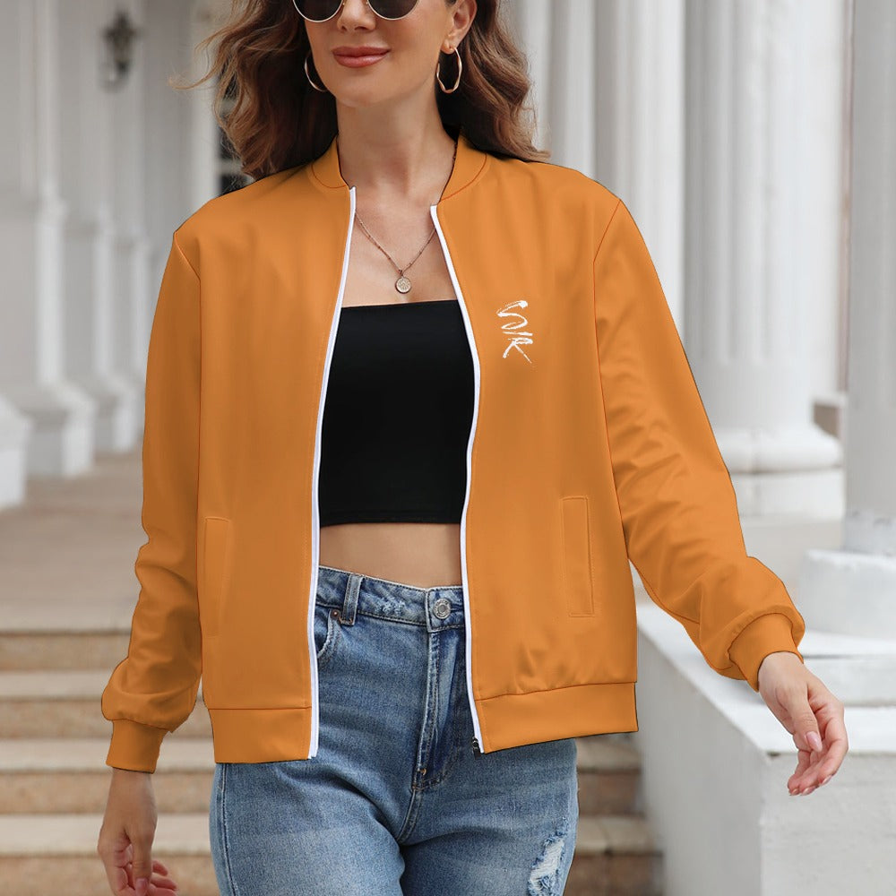 Women's Long Sleeve Zipper Jacket