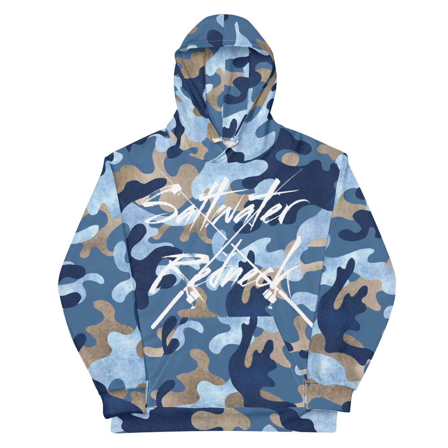 Blue Camo Hoodie