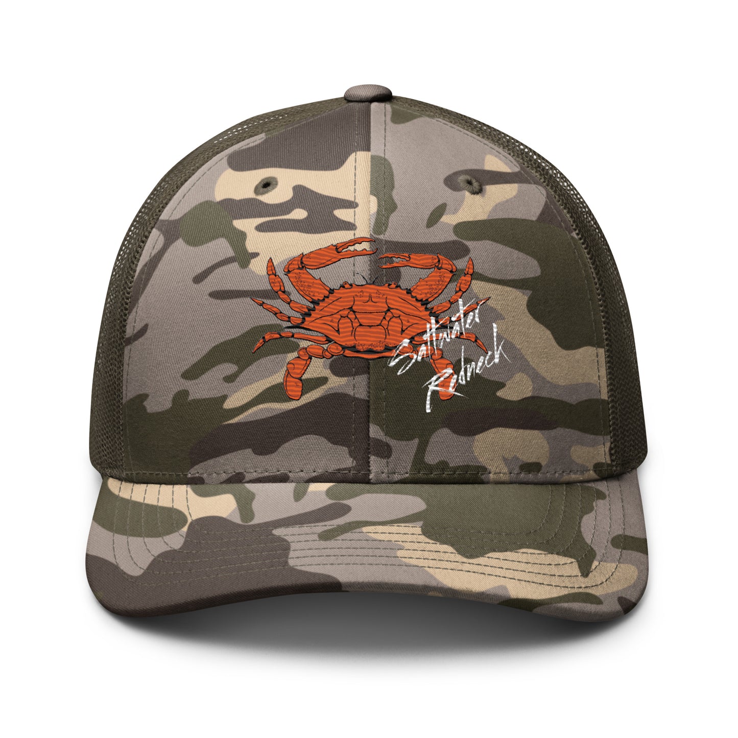 Camouflage trucker hat