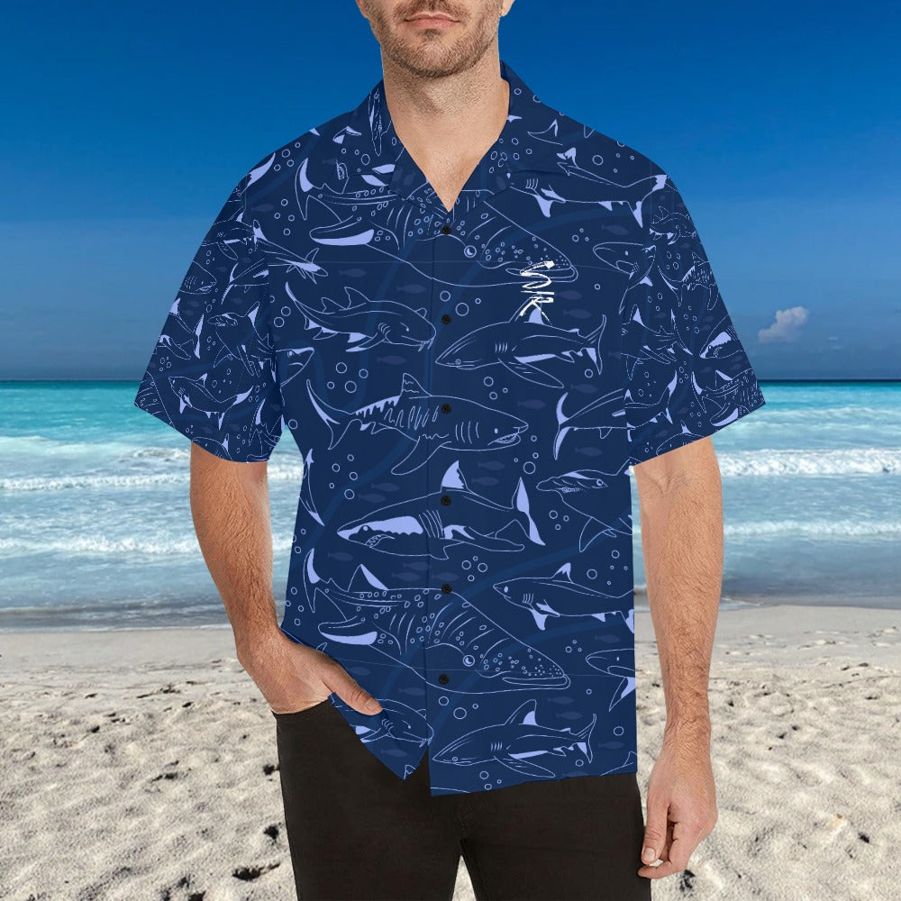 Relaxed Short Sleeve Shirt with Lapel Collar (T58)