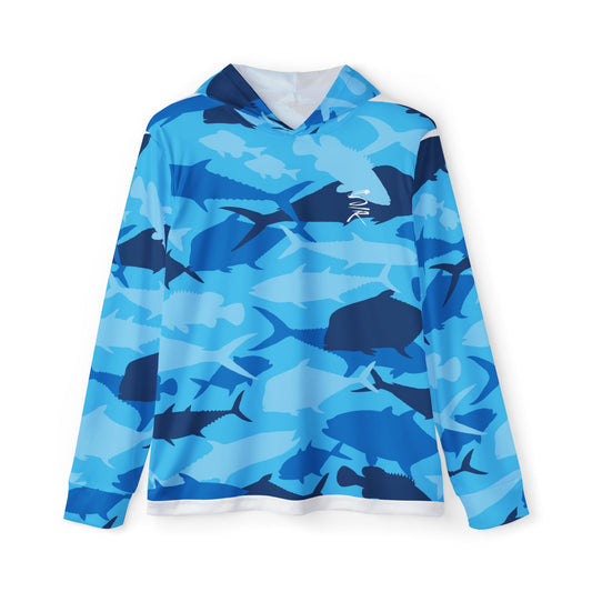 Performance Hoodie - Cool Fish Pattern for Active Outdoor Adventures